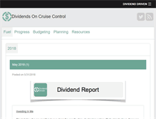 Tablet Screenshot of dividenddriven.com